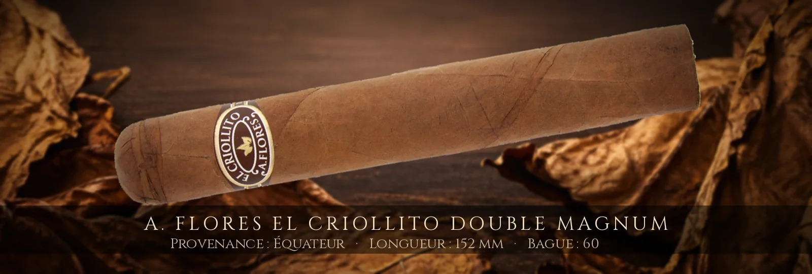 A. Flores El Criollito Double Magnum