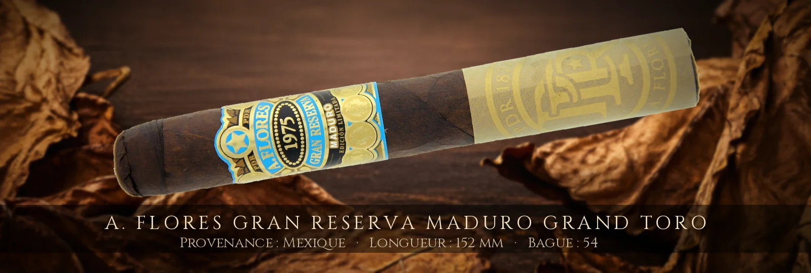 A. Flores Gran Reserva Maduro Grand Toro — A. Flores — Mexique