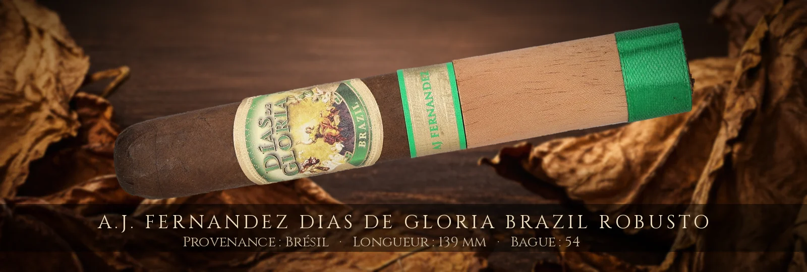 A.J. Fernandez Dias de Gloria Brazil Robusto — A.J. Fernandez — Brésil