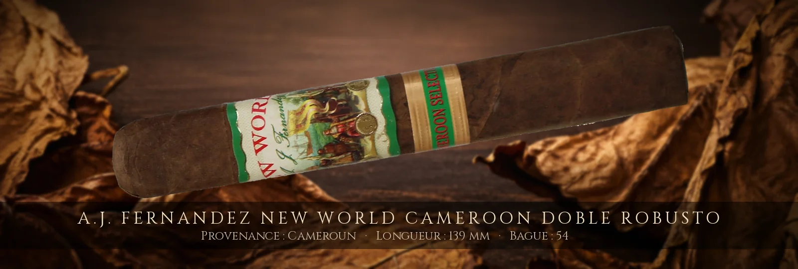A.J. Fernandez New World Cameroon Doble Robusto
