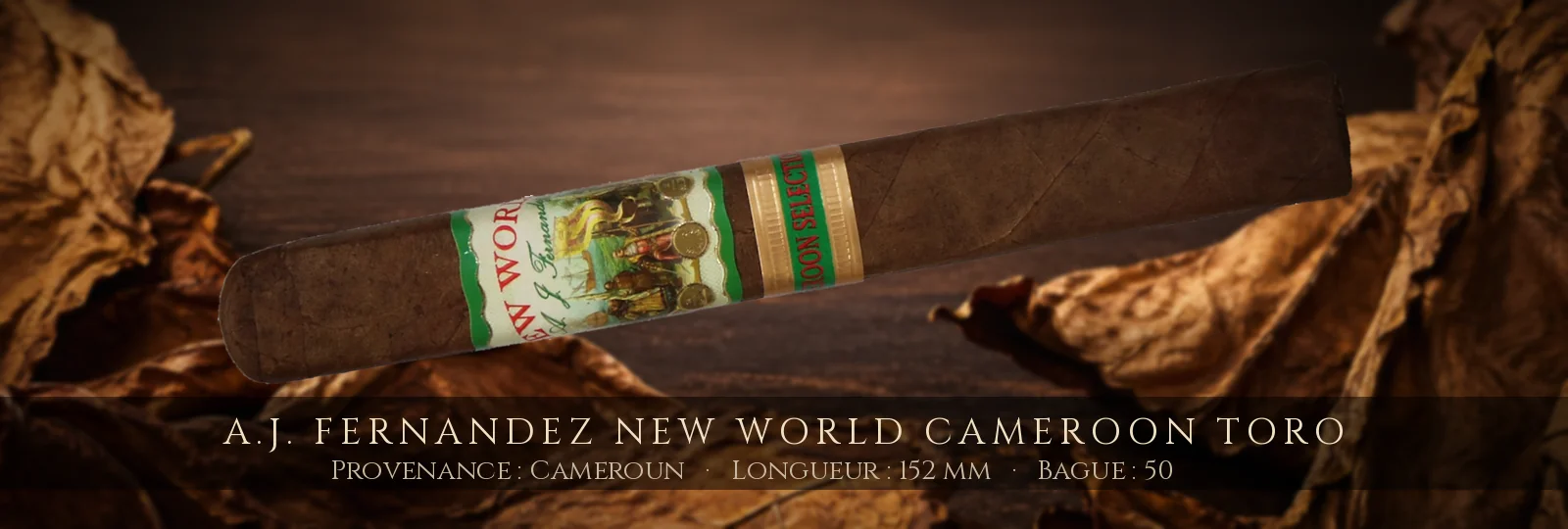 A.J. Fernandez New World Cameroon Toro