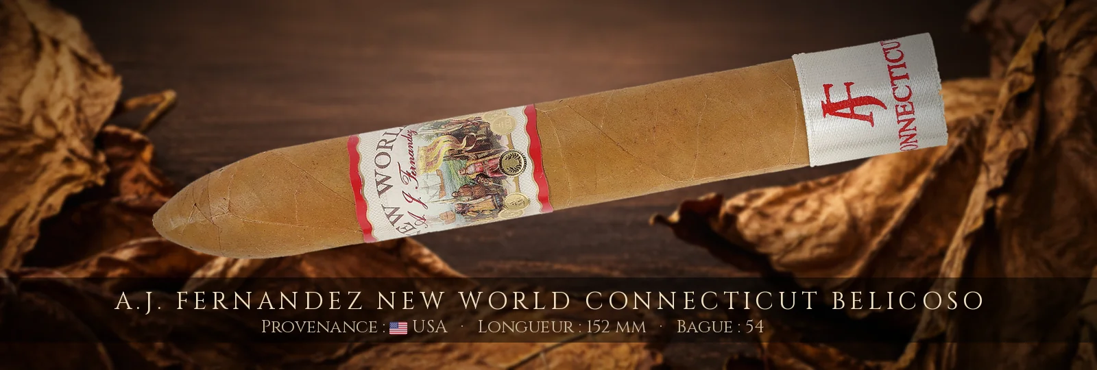 A.J. Fernandez New World Connecticut Belicoso — A.J. Fernandez — USA
