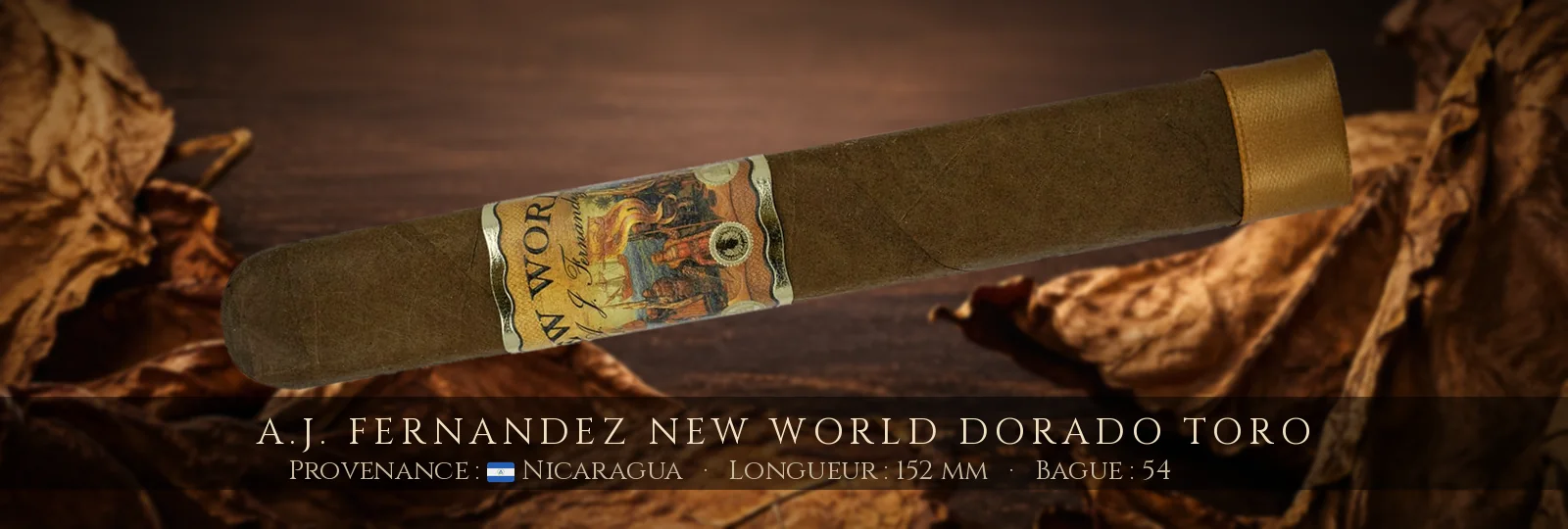 A.J. Fernandez New World Dorado Toro — A.J. Fernandez — Nicaragua