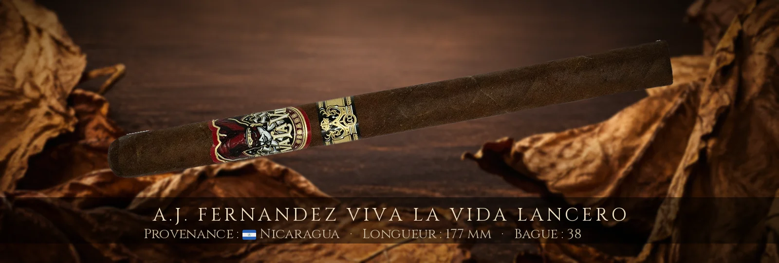A.J. Fernandez Viva la Vida Lancero — A.J. Fernandez — Nicaragua