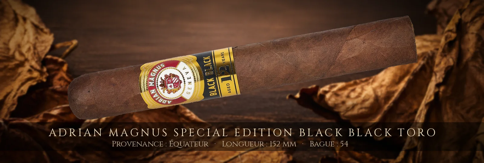 Adrian Magnus Special Edition Black Black Toro — Adrian Magnus — Équateur