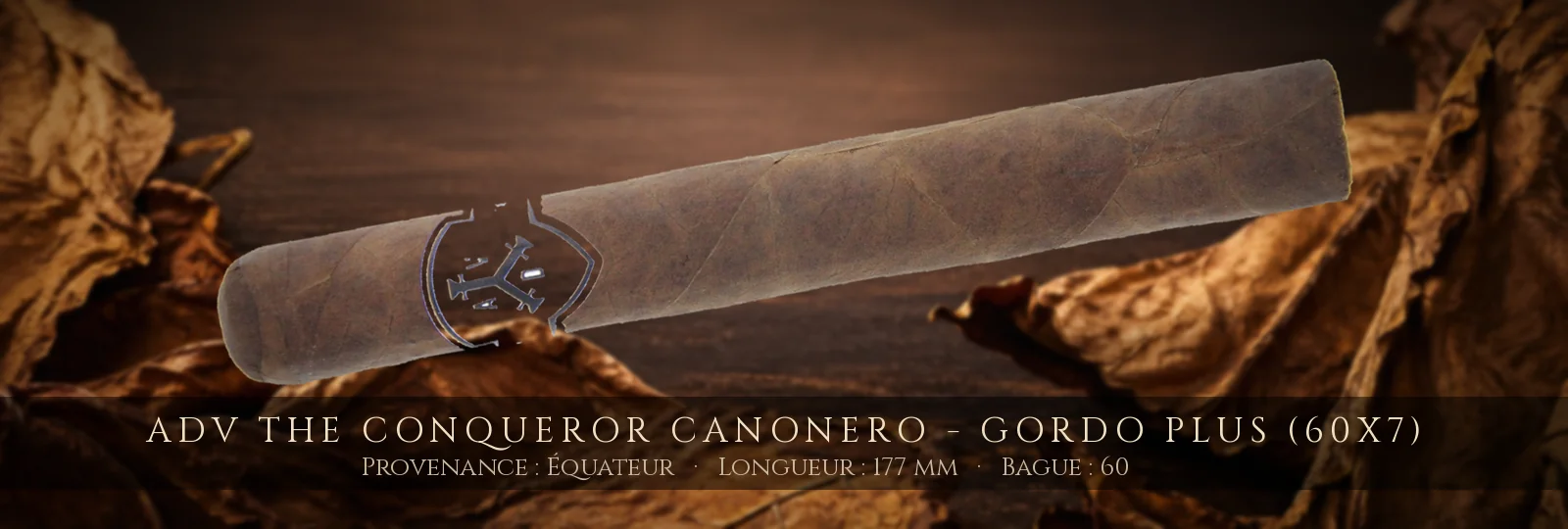 ADV The Conqueror Canonero - Gordo Plus (60x7) — ADV — Équateur