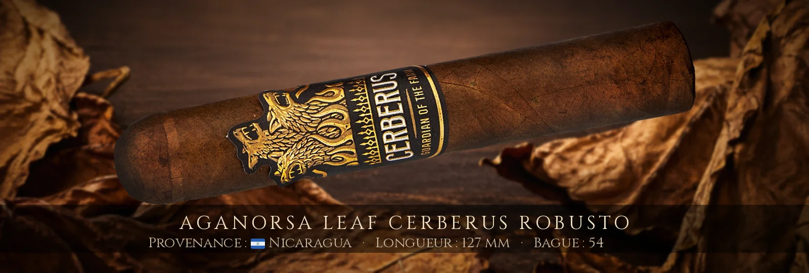Aganorsa Leaf Cerberus Robusto — Aganorsa Leaf — Nicaragua