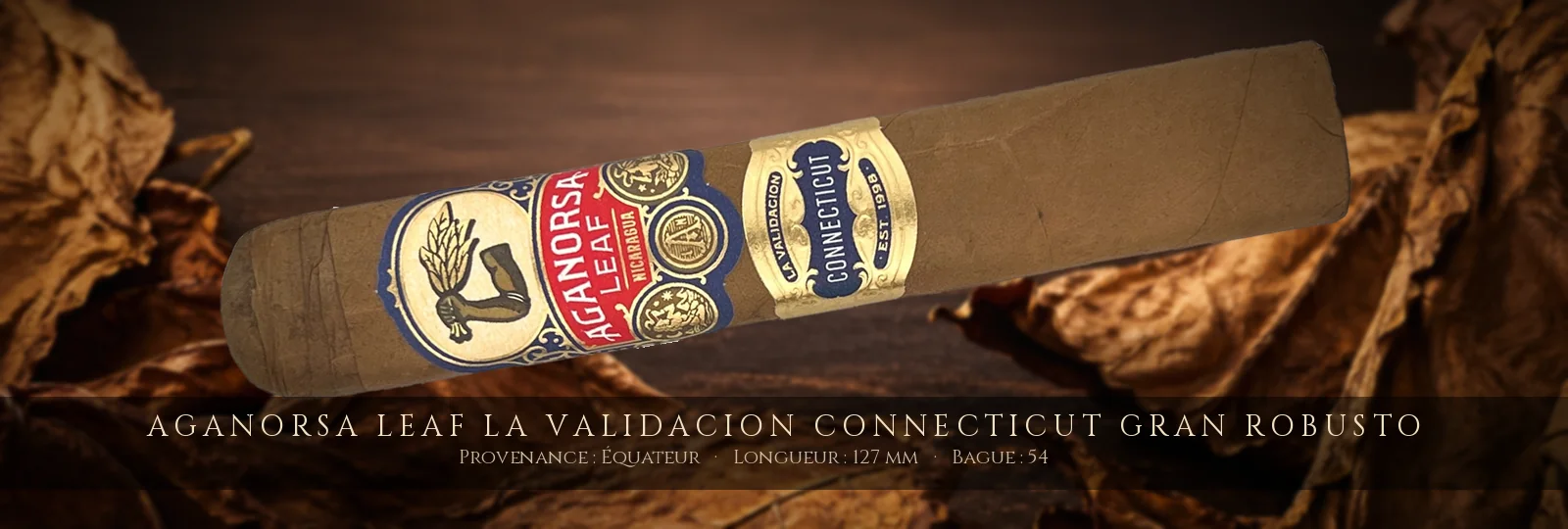 Aganorsa Leaf La Validacion Connecticut Gran Robusto