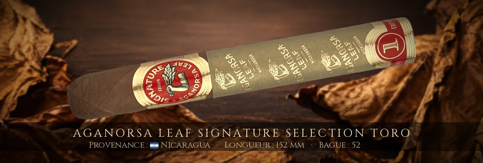 Aganorsa Leaf Signature Selection Toro