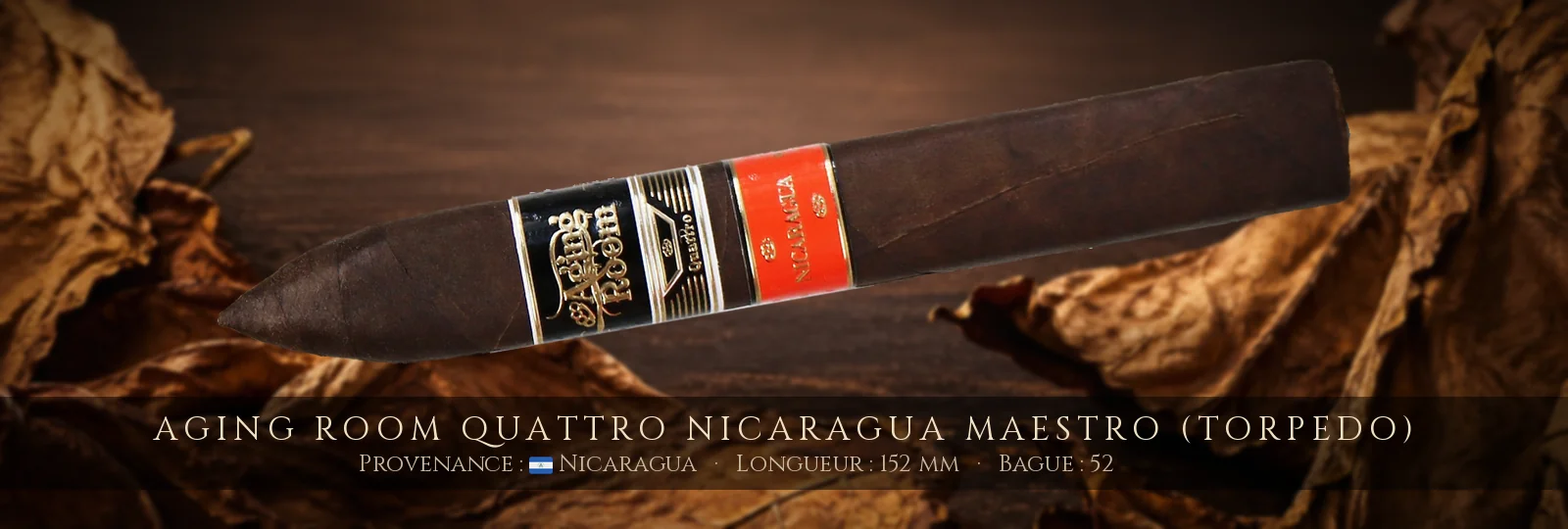 Aging Room Quattro Nicaragua Maestro (Torpedo)