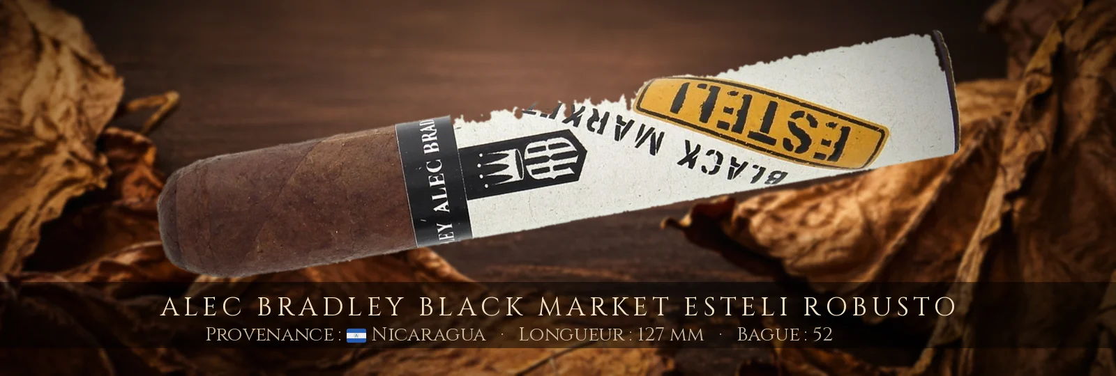 Alec Bradley Black Market Esteli Robusto — Alec Bradley — Nicaragua