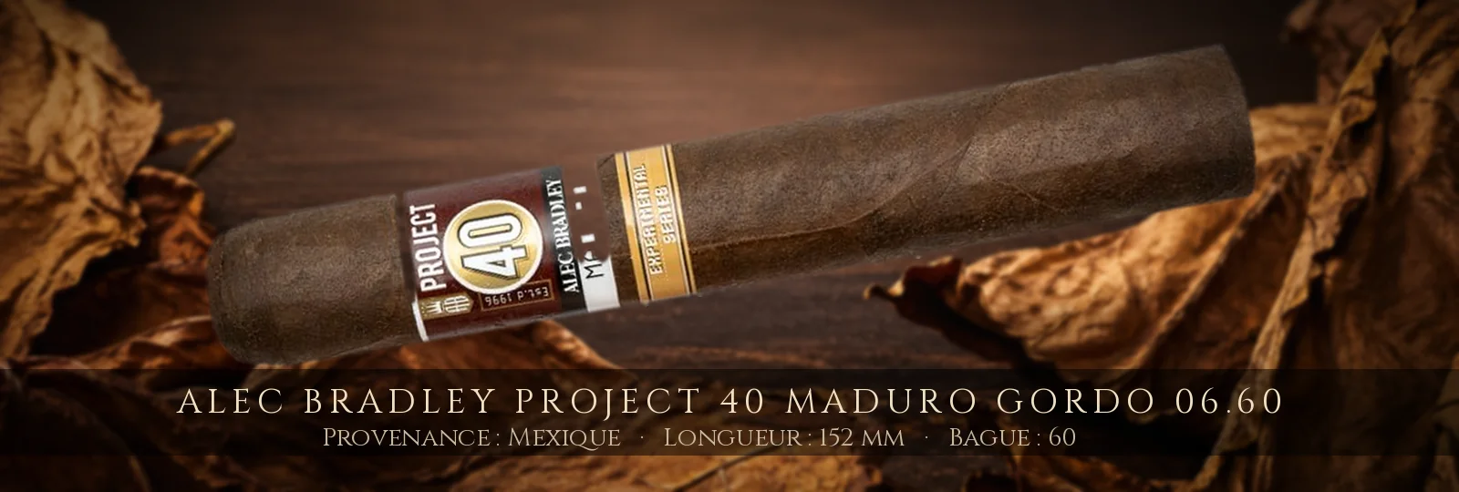 Alec Bradley Project 40 Maduro Gordo 06.60