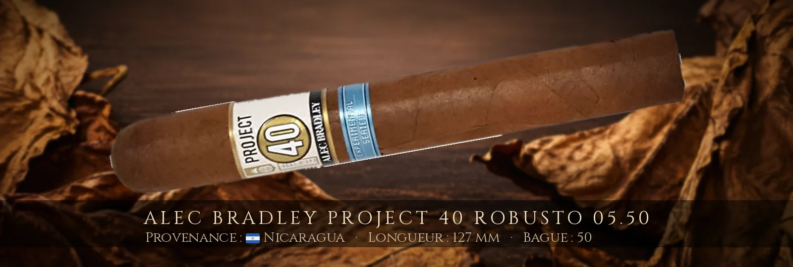 Alec Bradley Project 40 Robusto 05.50 — Alec Bradley — Nicaragua