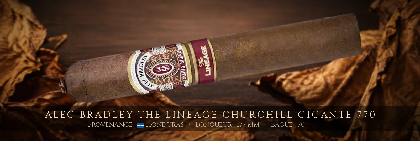 Alec Bradley The Lineage Churchill Gigante 770 — Alec Bradley — Honduras