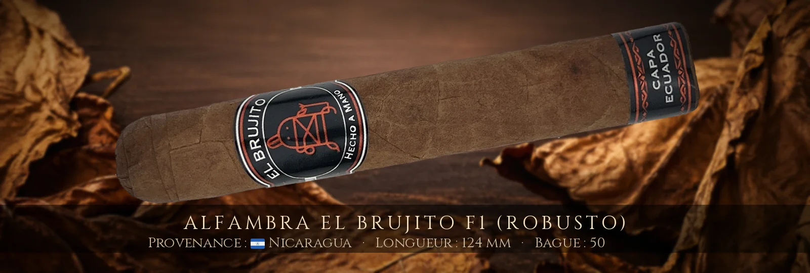 Alfambra El Brujito F1 (Robusto) — Alfambra — Nicaragua