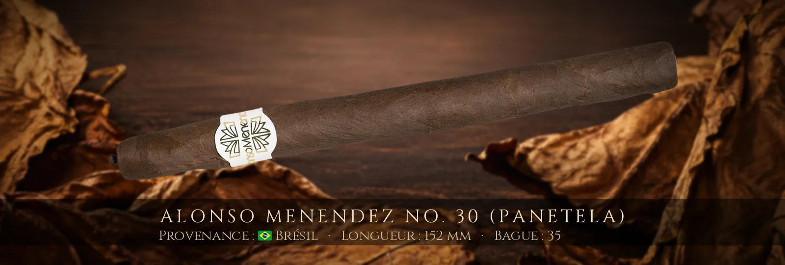 Alonso Menendez No. 30 (Panetela) — Alonso Menendez — Brésil