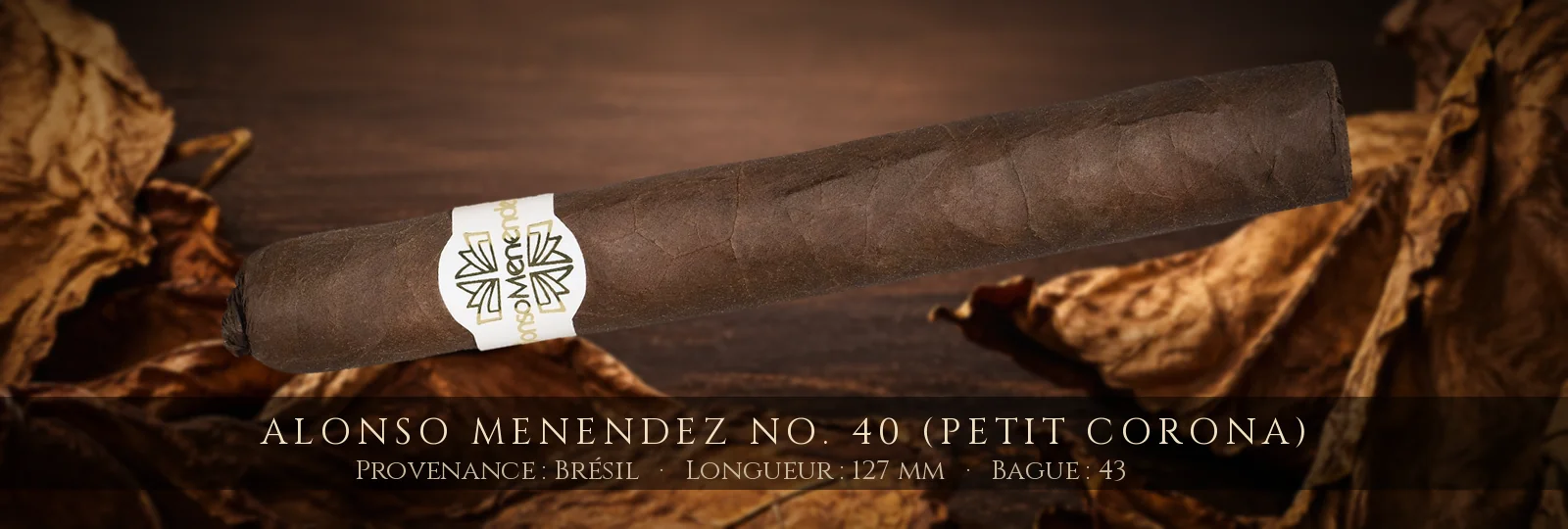 Alonso Menendez No. 40 (Petit Corona) — Alonso Menendez — Brésil