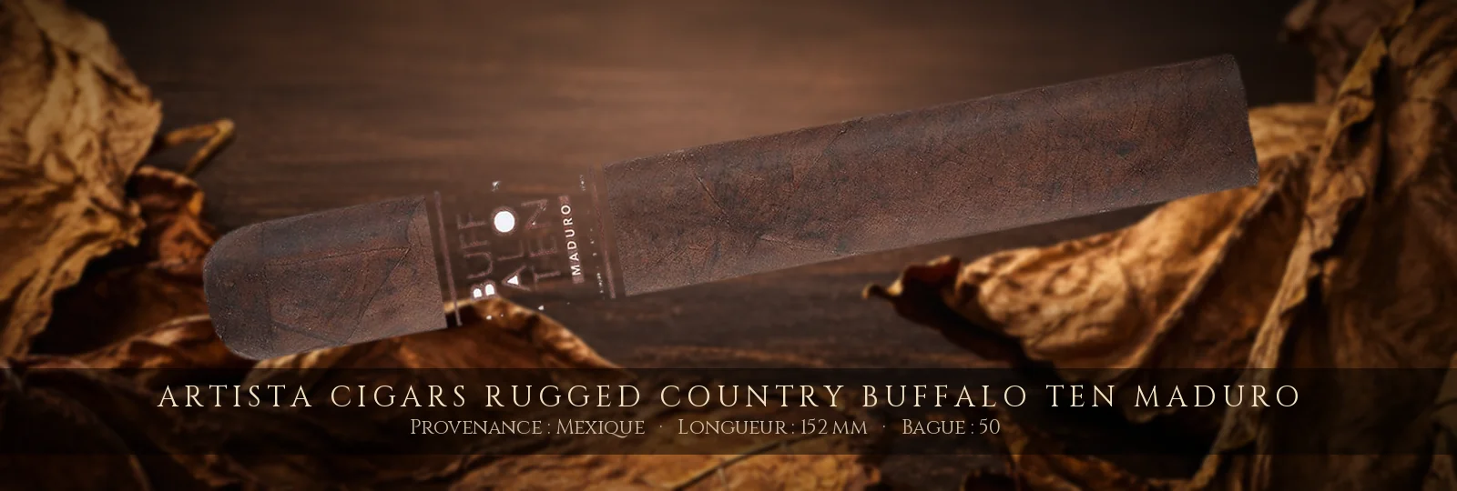 Artista Cigars Rugged Country Buffalo Ten MADURO — Artista Cigars — Mexique