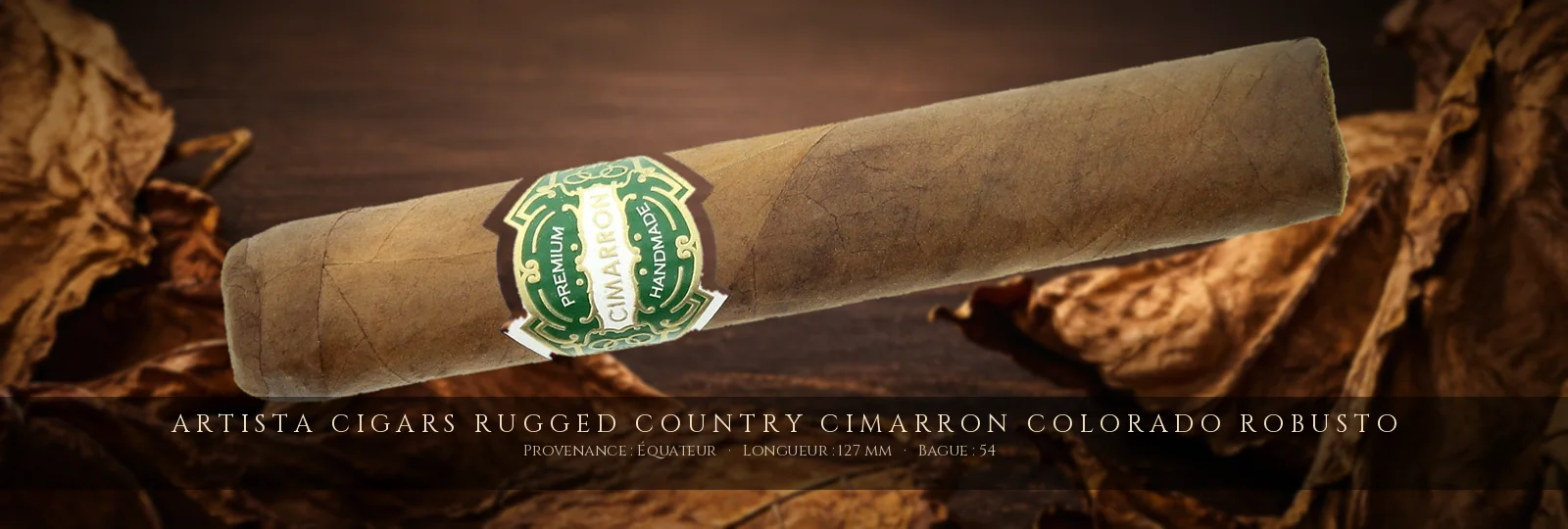 Artista Cigars Rugged Country Cimarron Colorado Robusto — Artista Cigars — Équateur
