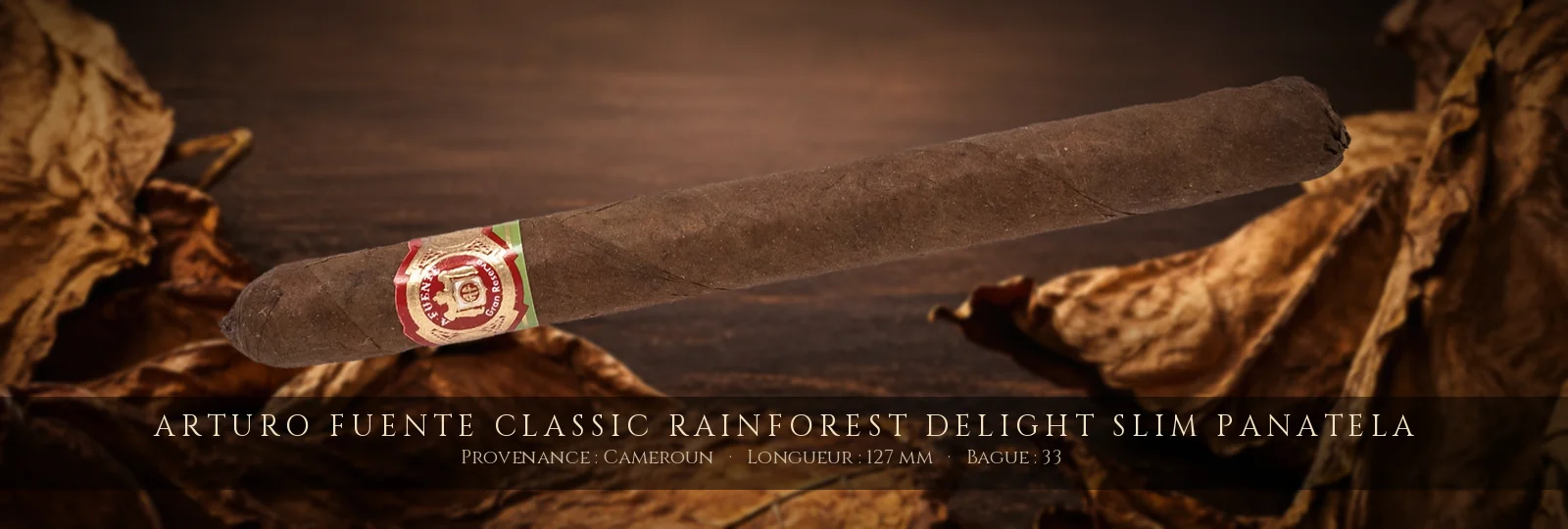 Arturo Fuente Classic Rainforest Delight Slim Panatela — Arturo Fuente — Cameroun