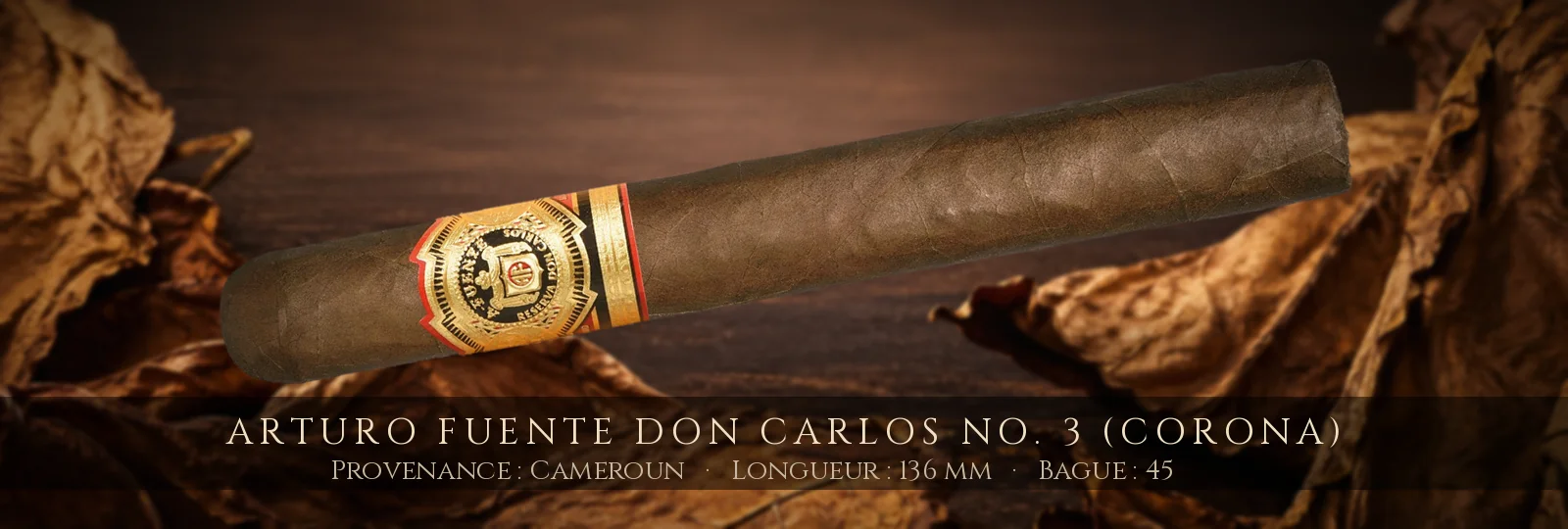 Arturo Fuente Don Carlos No. 3 (Corona)