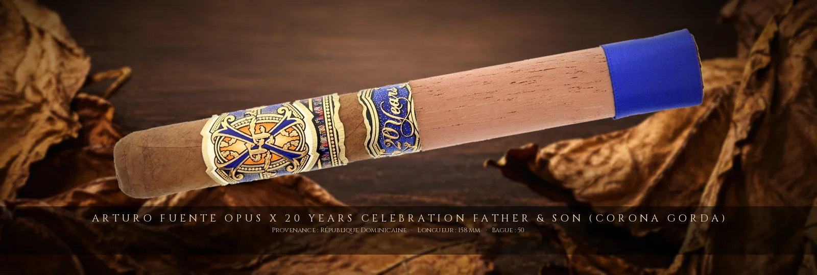 Arturo Fuente Opus X 20 Years Celebration Father & Son (Corona Gorda) — Arturo Fuente — République Dominicaine