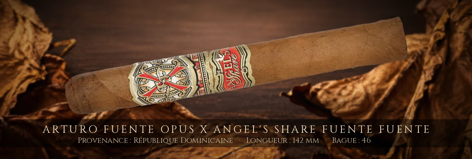 Arturo Fuente Opus X Angel's Share Fuente Fuente — Arturo Fuente — République Dominicaine