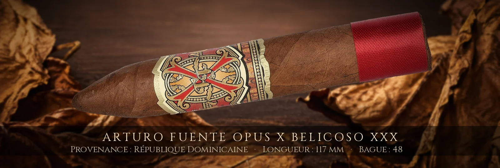 Arturo Fuente Opus X Belicoso XXX — Arturo Fuente — République Dominicaine