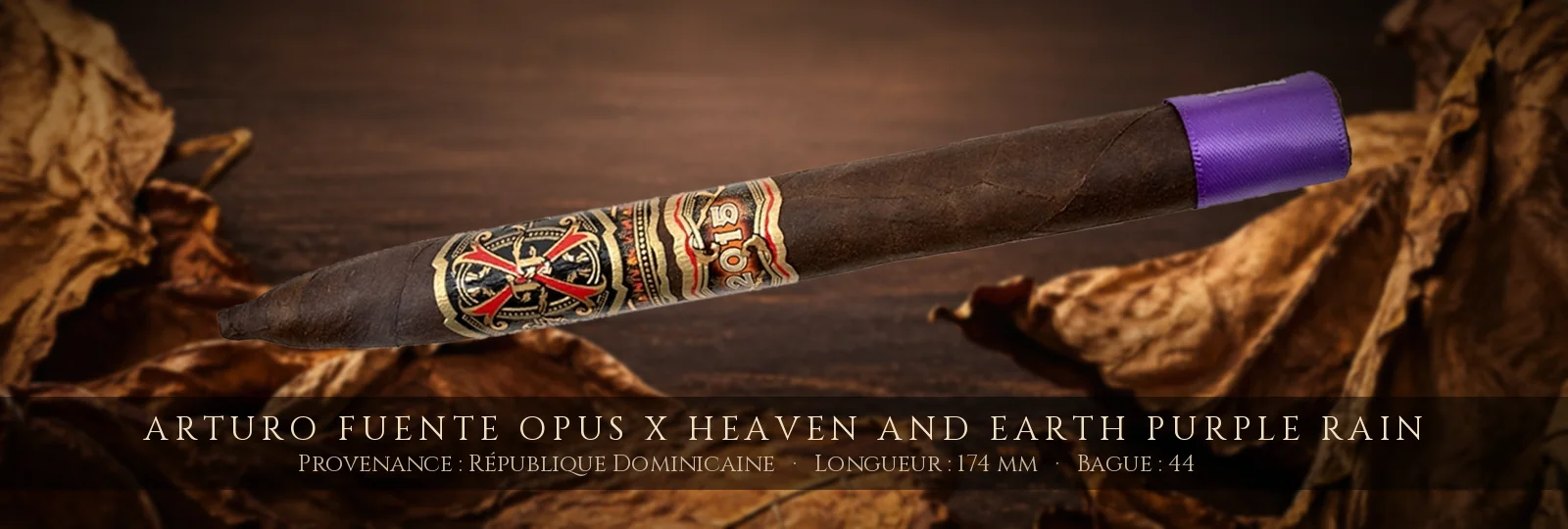 Arturo Fuente Opus X Heaven and Earth Purple Rain — Arturo Fuente — République Dominicaine