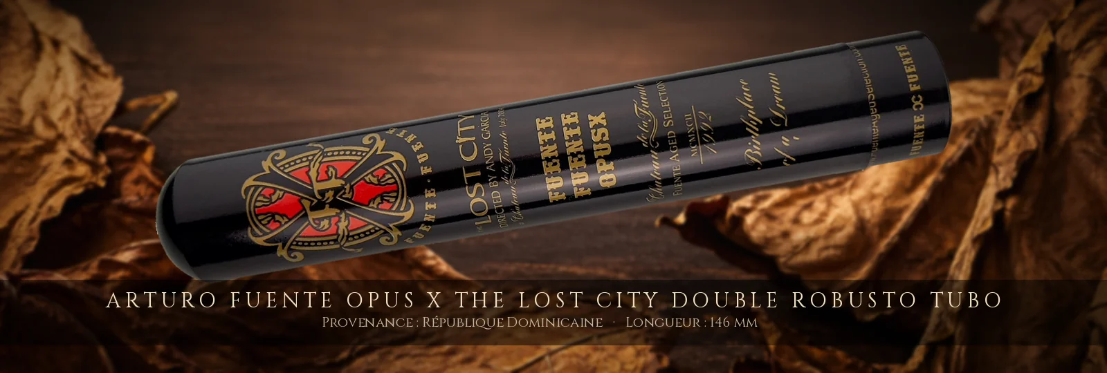 Arturo Fuente Opus X The Lost City Double Robusto Tubo — Arturo Fuente — République Dominicaine