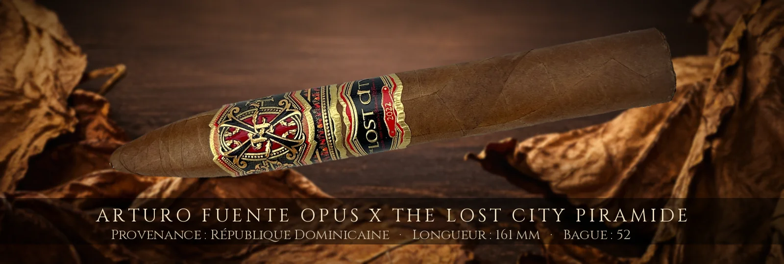 Arturo Fuente Opus X The Lost City Piramide — Arturo Fuente — République Dominicaine