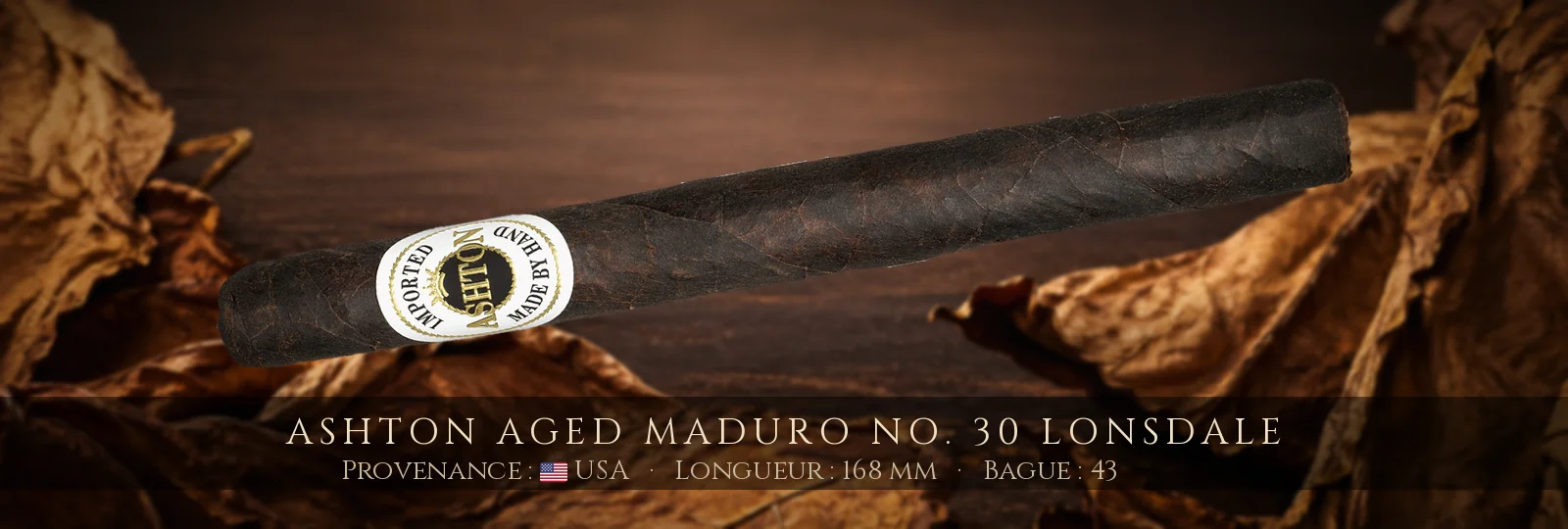 Ashton Aged Maduro No. 30 Lonsdale