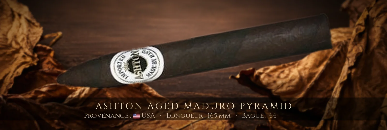 Ashton Aged Maduro Pyramid