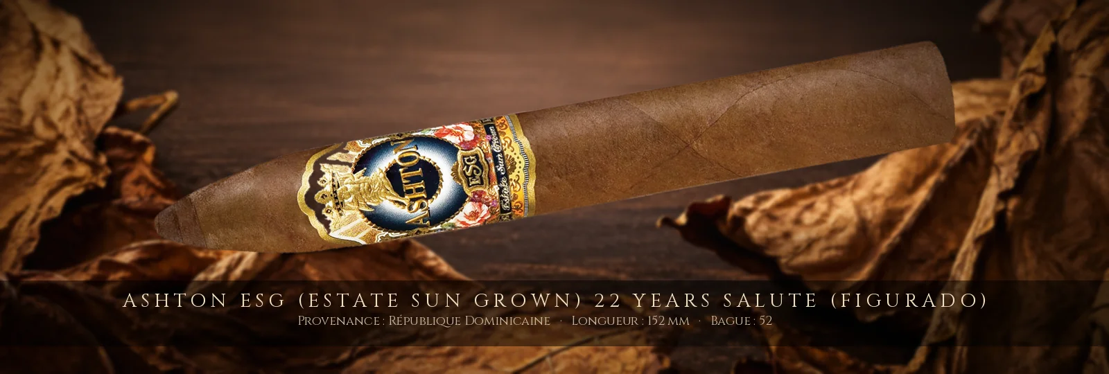 Ashton ESG (Estate Sun Grown) 22 Years Salute (Figurado)