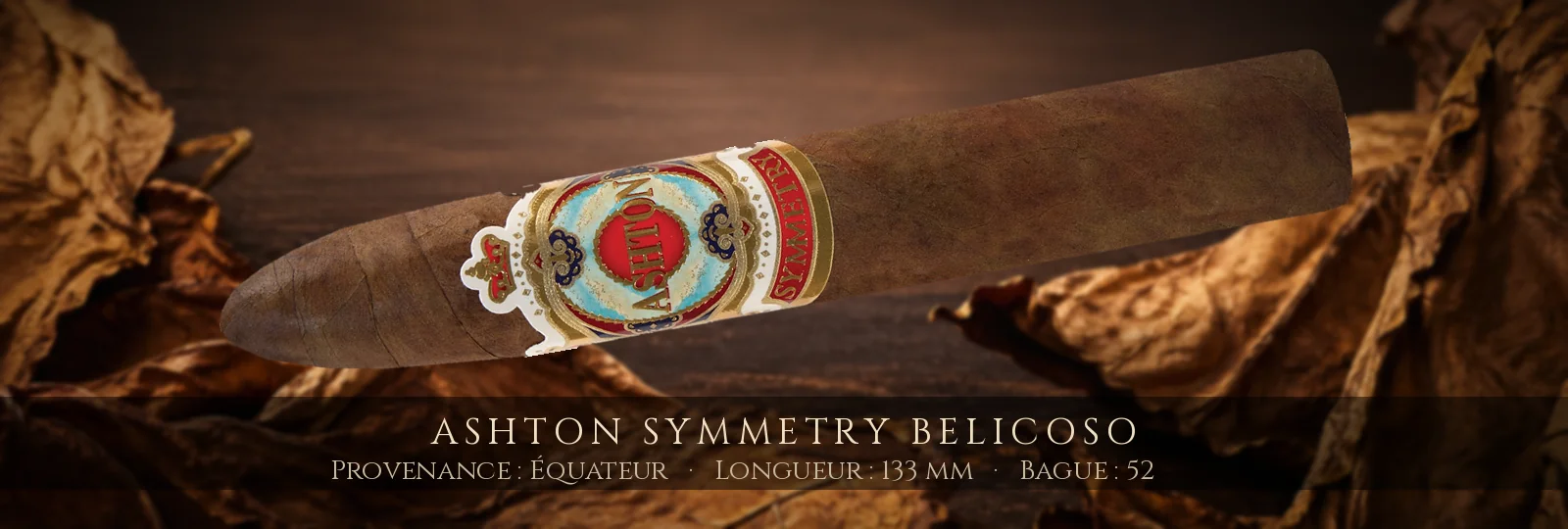 Ashton Symmetry Belicoso — Ashton — Équateur