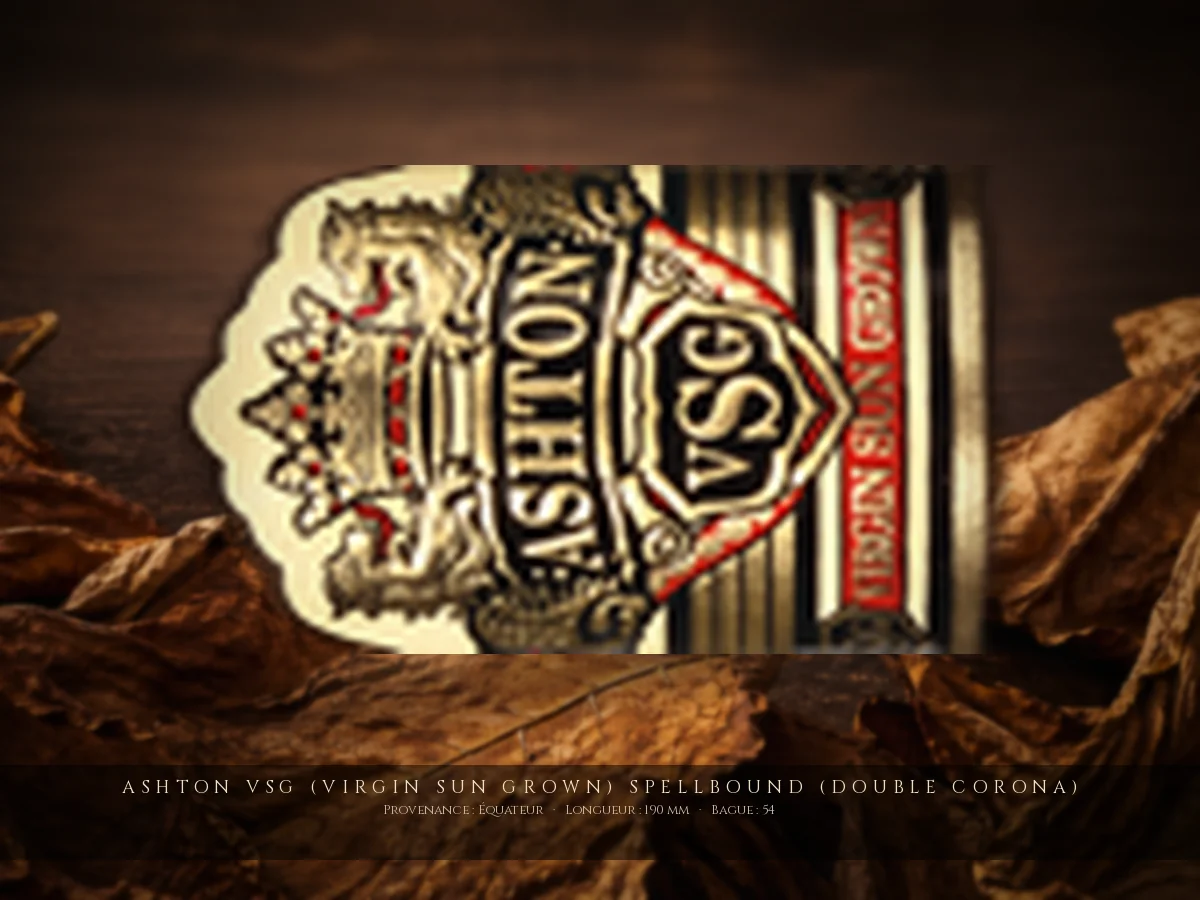Ashton VSG (Virgin Sun Grown) Spellbound (Double Corona) — Ashton — Équateur