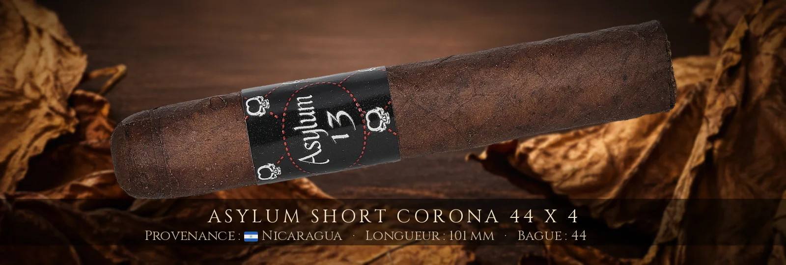 Asylum Short Corona 44 x 4 — Asylum — Nicaragua