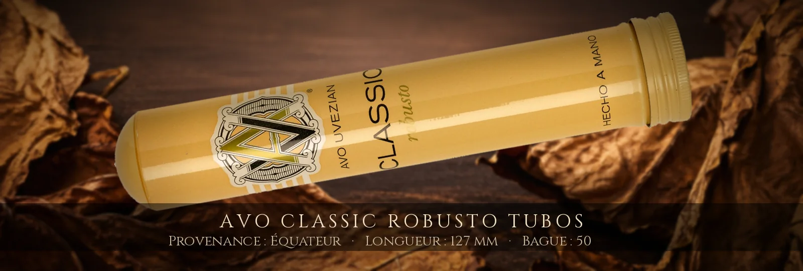 AVO Classic Robusto Tubos — AVO — Équateur
