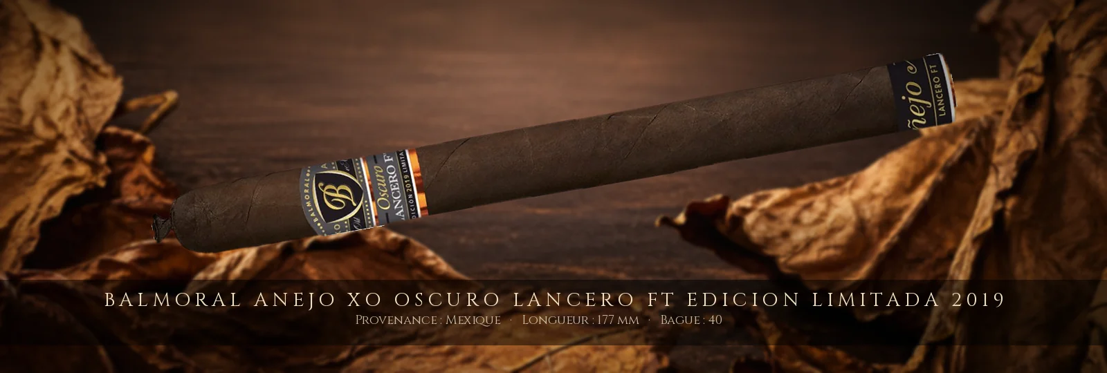 Balmoral Anejo XO Oscuro Lancero FT Edicion Limitada 2019