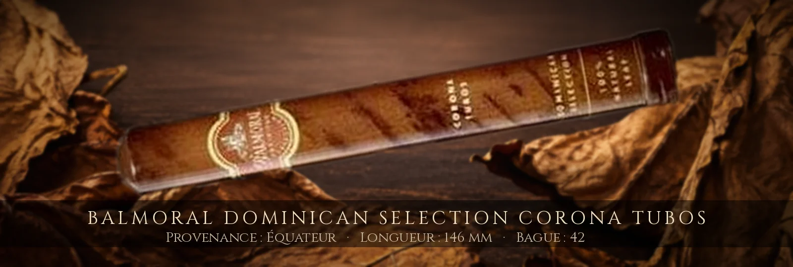 Balmoral Dominican Selection Corona Tubos — Balmoral — Équateur