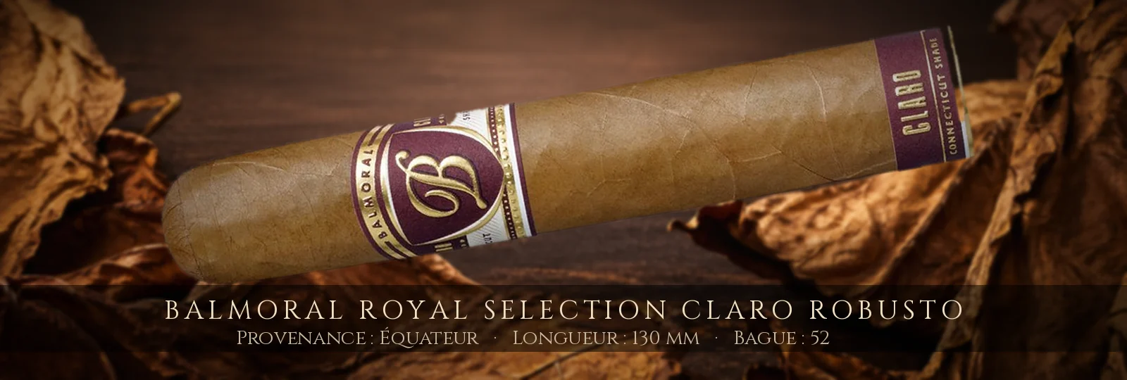 Balmoral Royal Selection Claro Robusto — Balmoral — Équateur