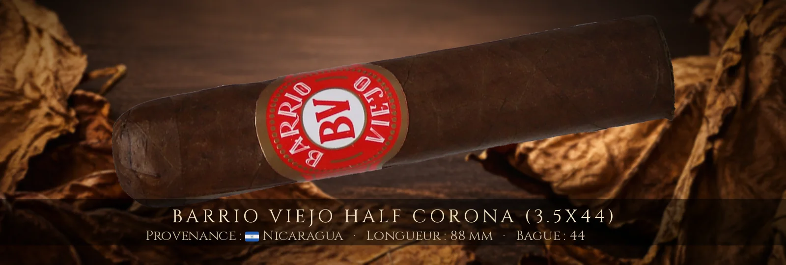 Barrio Viejo Half Corona (3.5x44) — Barrio Viejo — Nicaragua