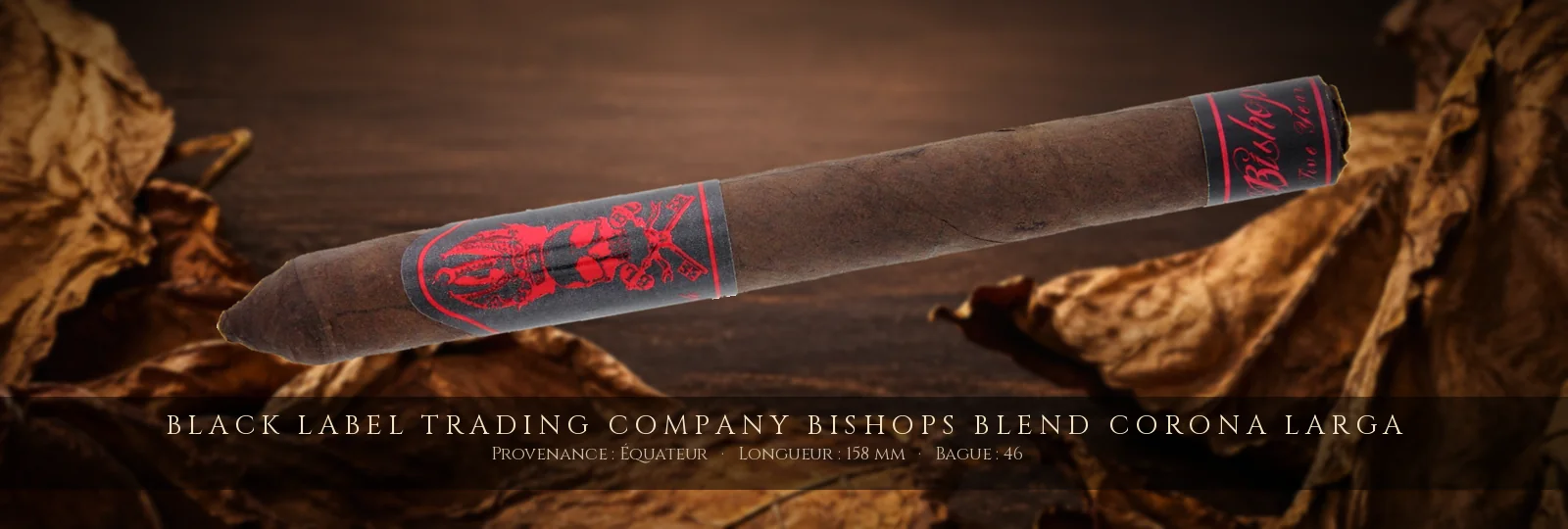 Black Label Trading Company Bishops Blend Corona Larga — Black Label Trading Company — Équateur