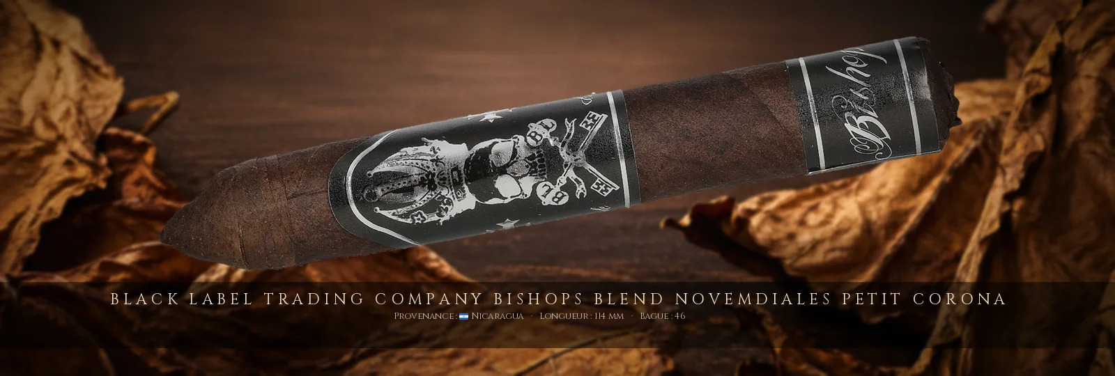 Black Label Trading Company Bishops Blend Novemdiales Petit Corona — Black Label Trading Company — Nicaragua