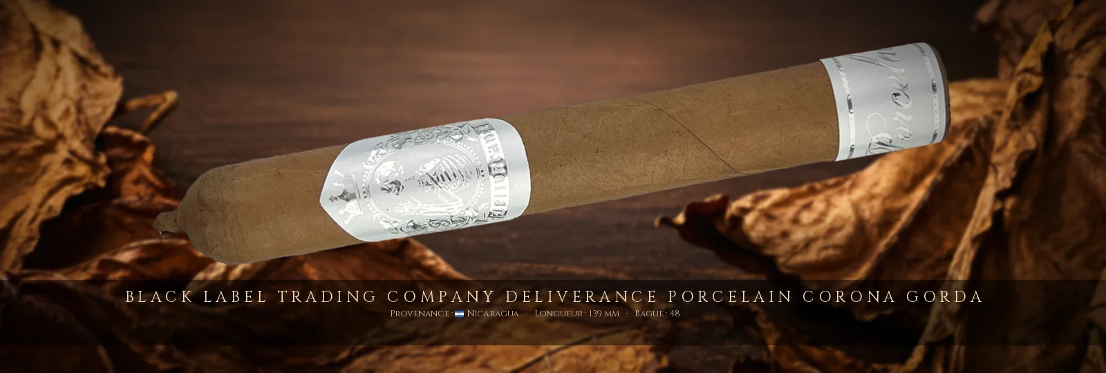Black Label Trading Company Deliverance Porcelain Corona Gorda — Black Label Trading Company — Nicaragua