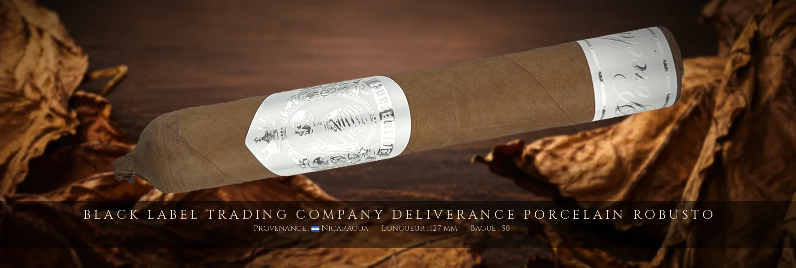Black Label Trading Company Deliverance Porcelain Robusto — Black Label Trading Company — Nicaragua