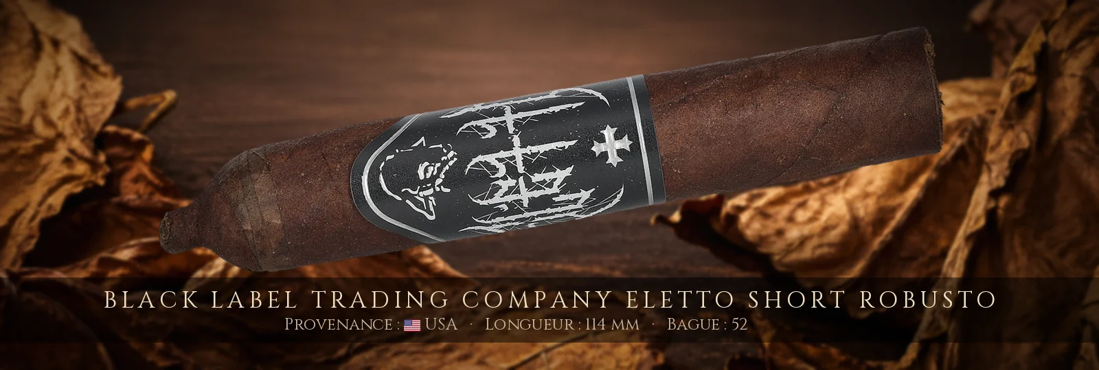 Black Label Trading Company Eletto Short Robusto — Black Label Trading Company — USA