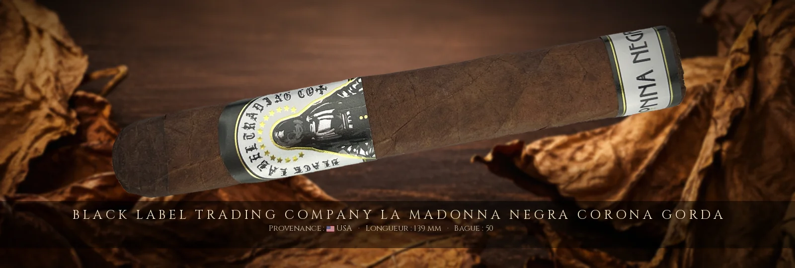 Black Label Trading Company La Madonna Negra Corona Gorda — Black Label Trading Company — USA