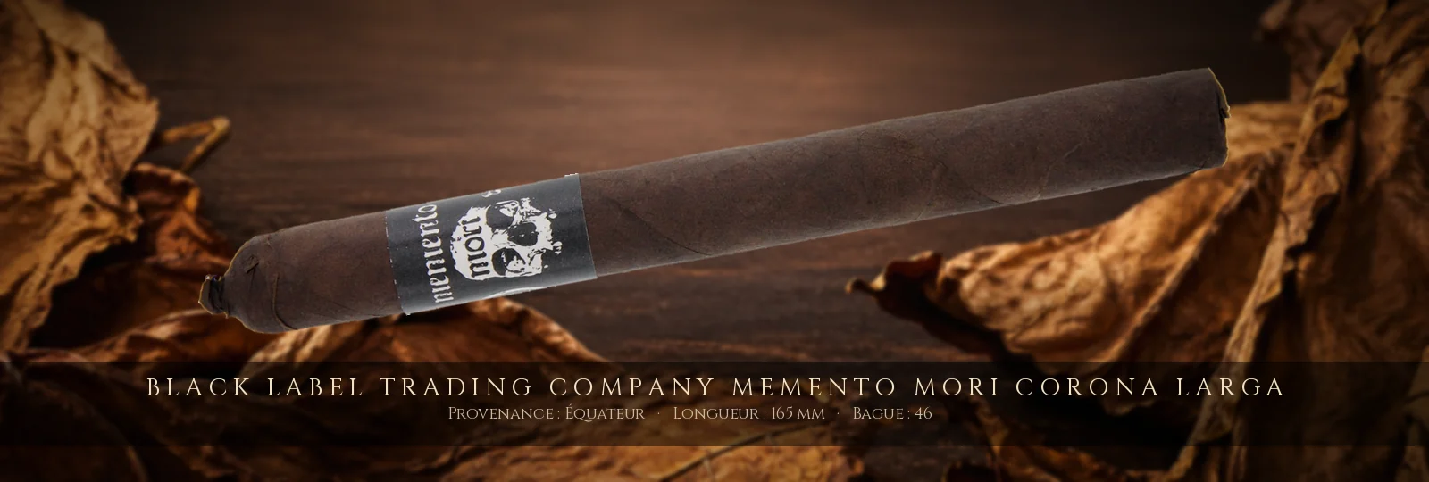 Black Label Trading Company Memento Mori Corona Larga — Black Label Trading Company — Équateur