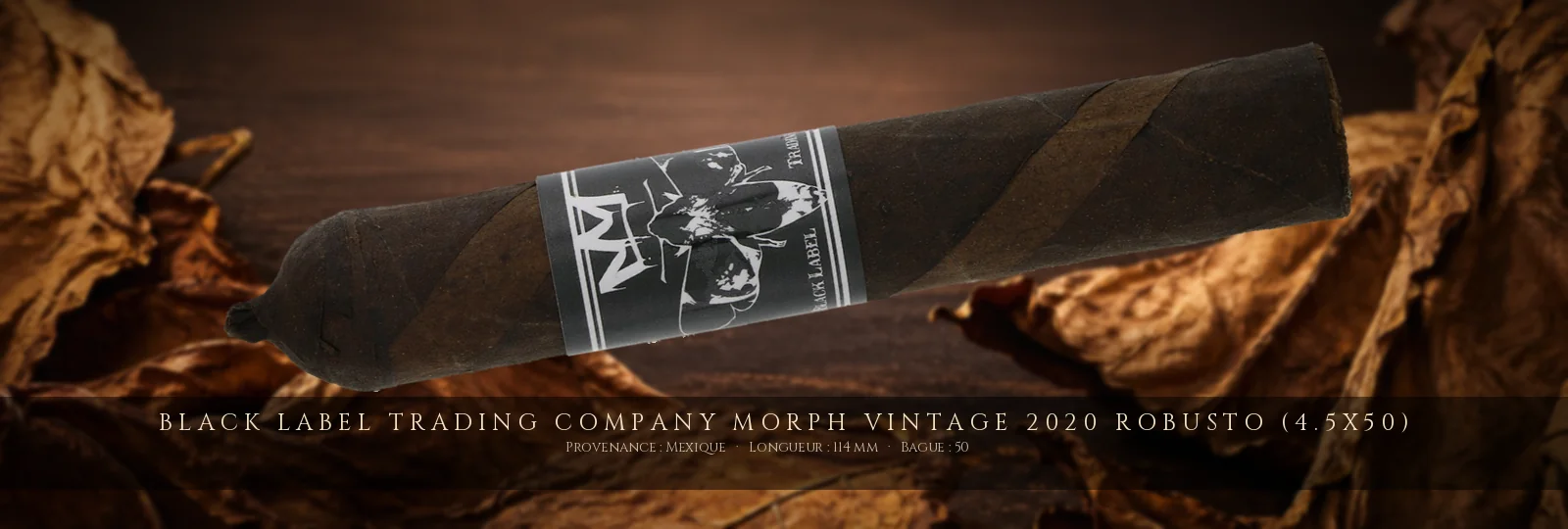Black Label Trading Company Morph Vintage 2020 Robusto (4.5x50) — Black Label Trading Company — Mexique